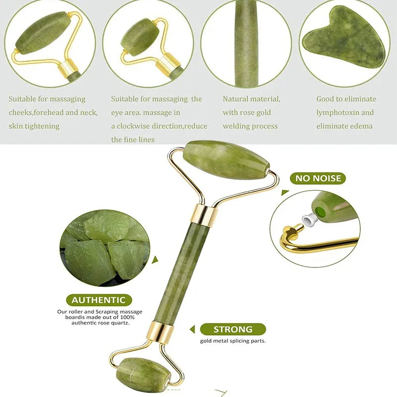 Roller & Gua Sha – Circulation, glow & massage facial efficace