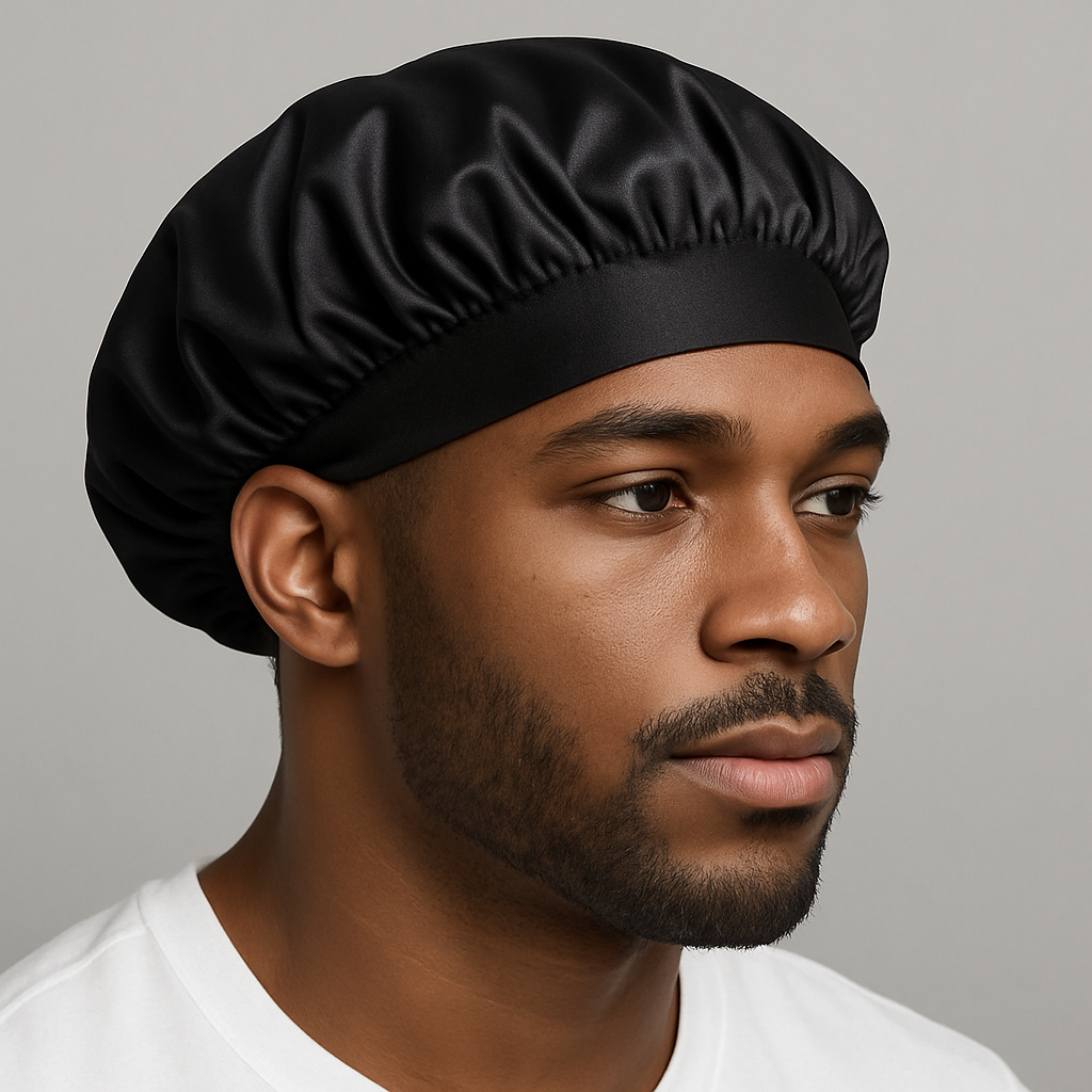 Bonnet en satin – Unisexe, essentiel pour protéger les cheveux