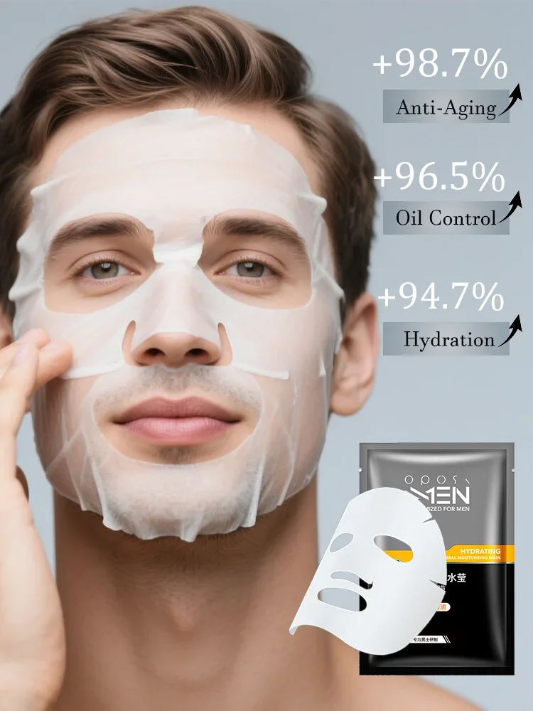 Masque soin homme – Nettoyage profond, pores resserrés & peau maîtrisée