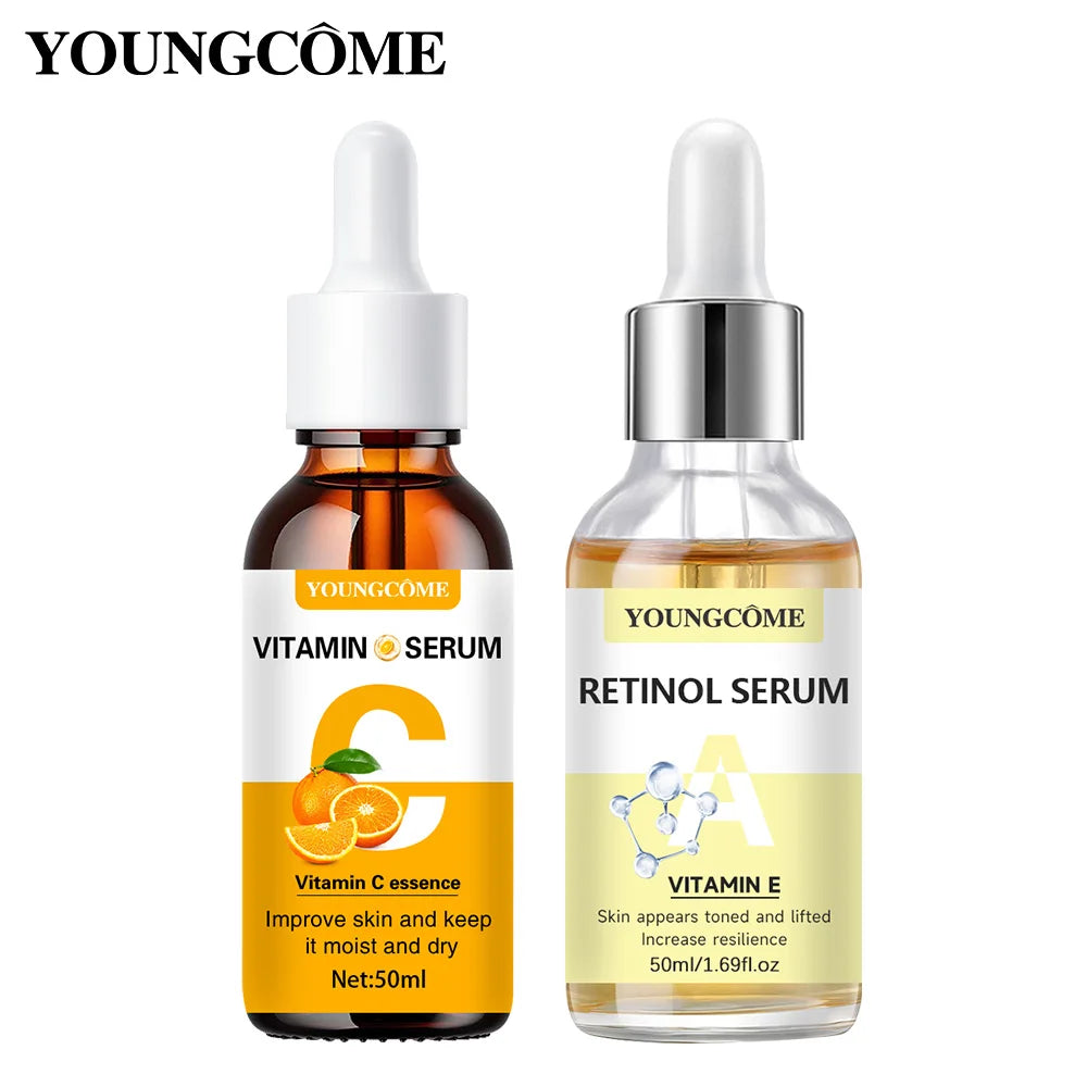 Sérum Vitamine C & Rétinol – Hydratation, éclat & peau lissée