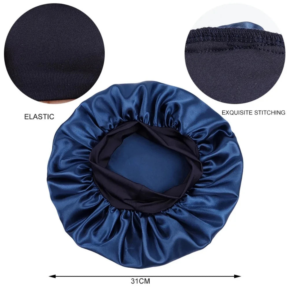 Bonnet en satin – Unisexe, essentiel pour protéger les cheveux