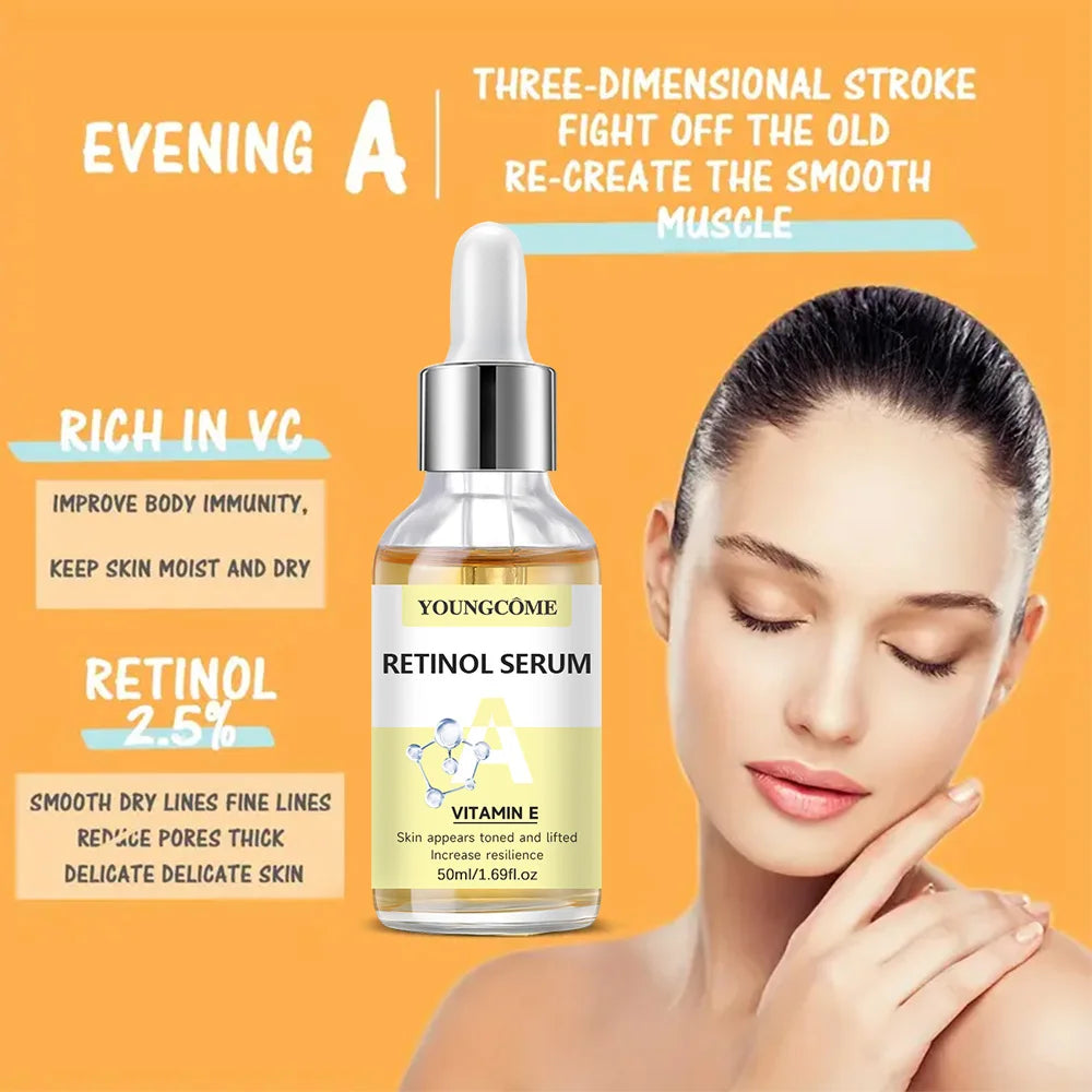 Sérum Vitamine C & Rétinol – Hydratation, éclat & peau lissée