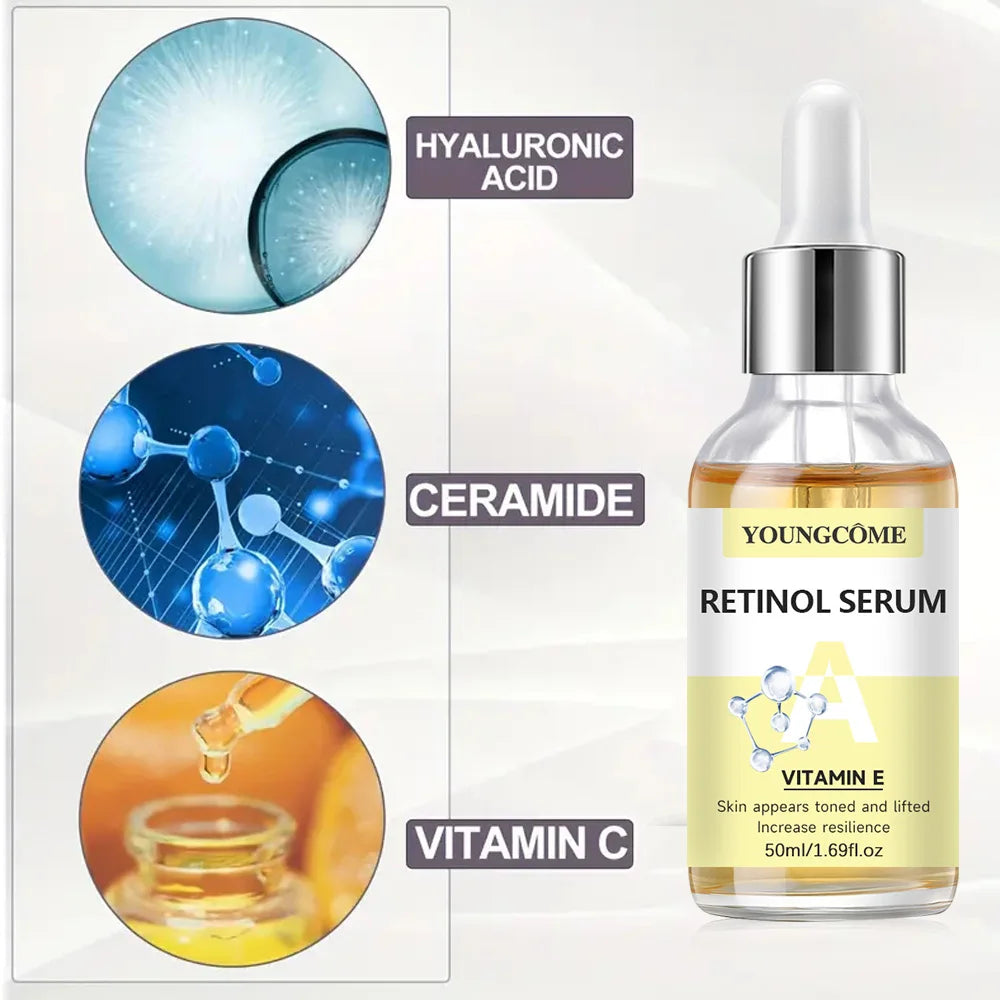Sérum Vitamine C & Rétinol – Hydratation, éclat & peau lissée
